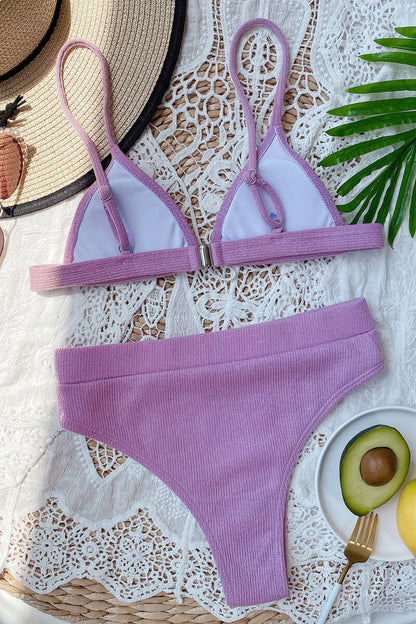 Elvira® | Bikini con top a triangolo e perizoma con slip strutturato